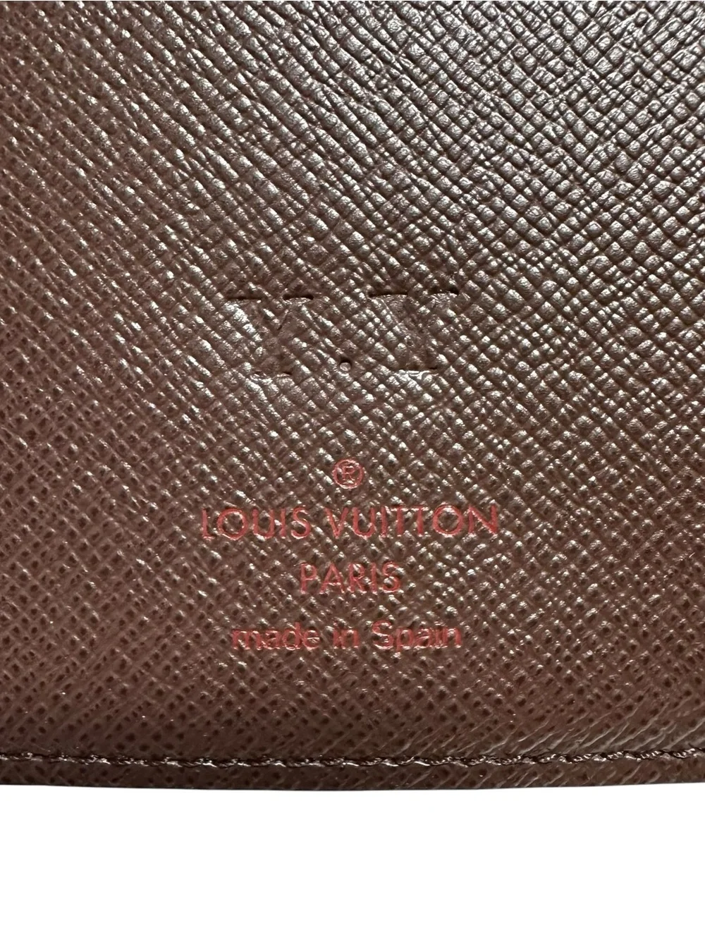 Louis Vuitton Damier Ebene Leather Agenda PM Passport Travel Organizer